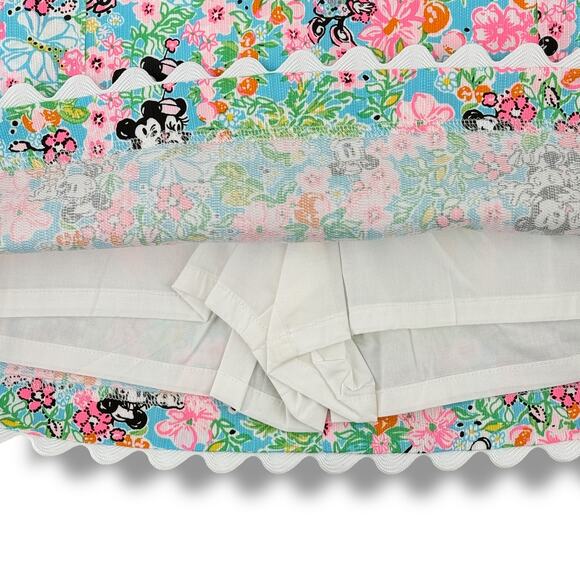 Lilly Pulitzer Disney Gardner Skort Skirt Sz 12 Tropical Minnie Mickey Mouse - Picture 3 of 7